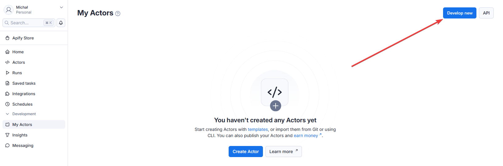 Create Actor